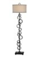 Anillo One Light Floor Lamp in Dark Bronze