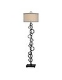 Anillo One Light Floor Lamp in Dark Bronze
