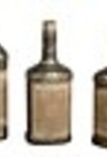 Uttermost Recycled Bottles Bottles in Recycled Mercury