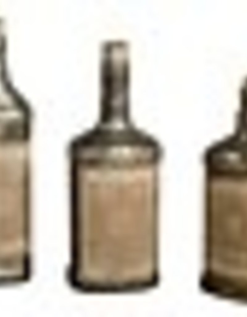 Uttermost Recycled Bottles Bottles in Recycled Mercury