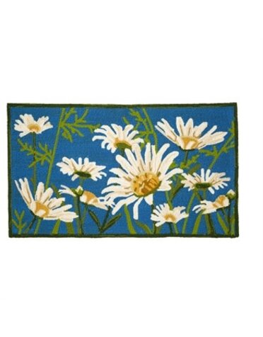 Daisies Indoor/Outdoor Accent Rug 42" x 42"