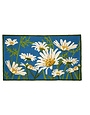 Daisies Indoor/Outdoor Accent Rug 42" x 42"
