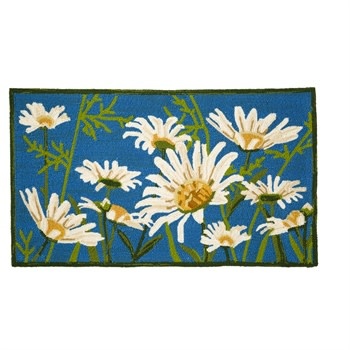 Daisies Indoor/Outdoor Accent Rug 42" x 42"