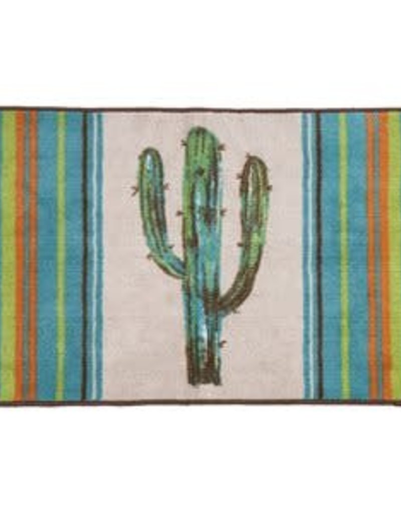 Rug with Cactus Design 24x36