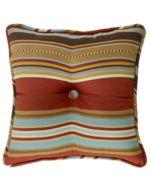 STRIPED TUFTED PILLOW