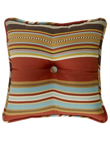 STRIPED TUFTED PILLOW
