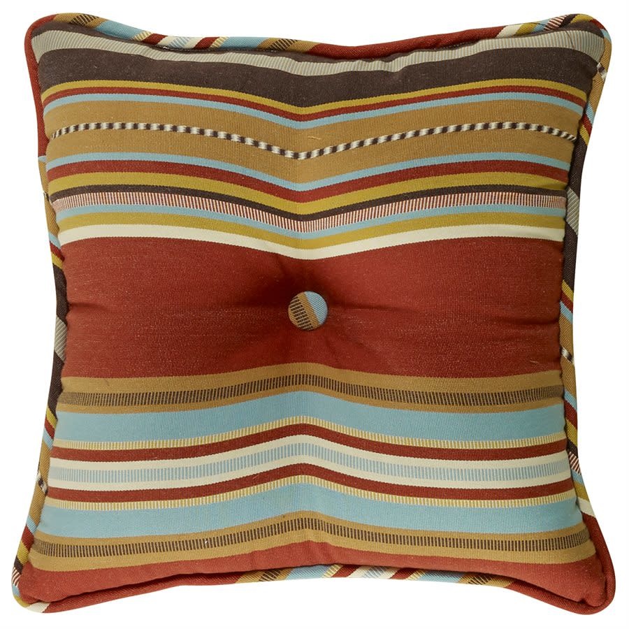 STRIPED TUFTED PILLOW