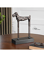 Maximus Sculpture in Cast Iron w/Golden Bronze Highlights