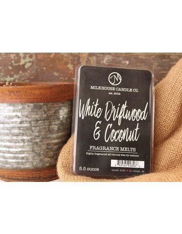 Large Fragrance Melts White Driftwood and Coconut