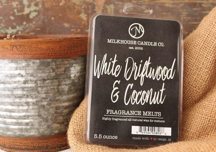 Large Fragrance Melts White Driftwood and Coconut