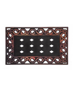 Variegated Scroll Sassafras Mat Tray