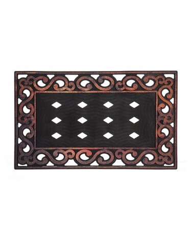 Variegated Scroll Sassafras Mat Tray