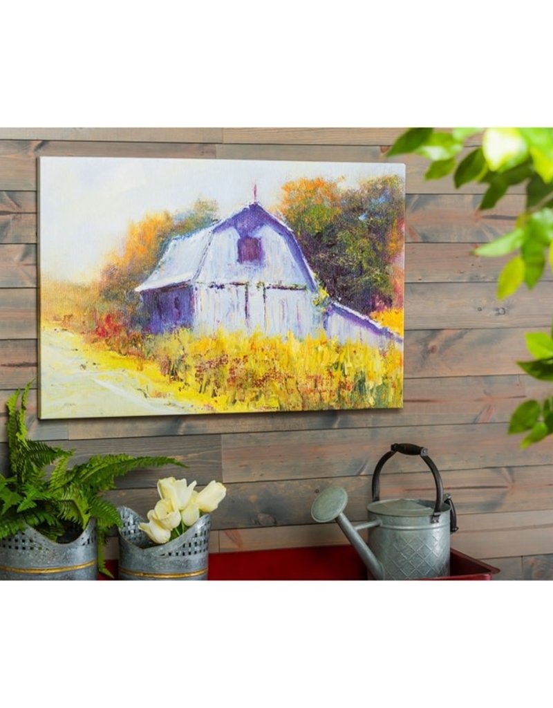 Barn "Change of the Seasons" Outdoor Canvas 24" x 36"