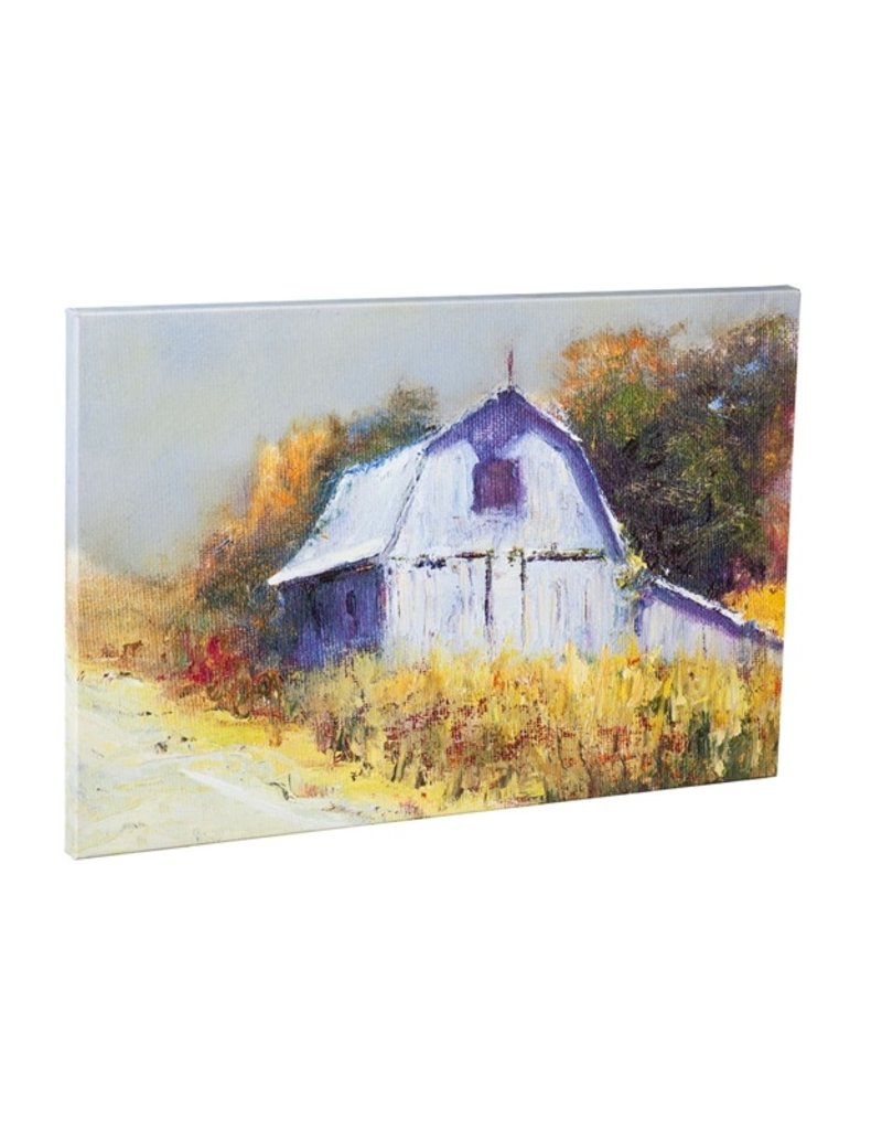 Barn "Change of the Seasons" Outdoor Canvas 24" x 36"