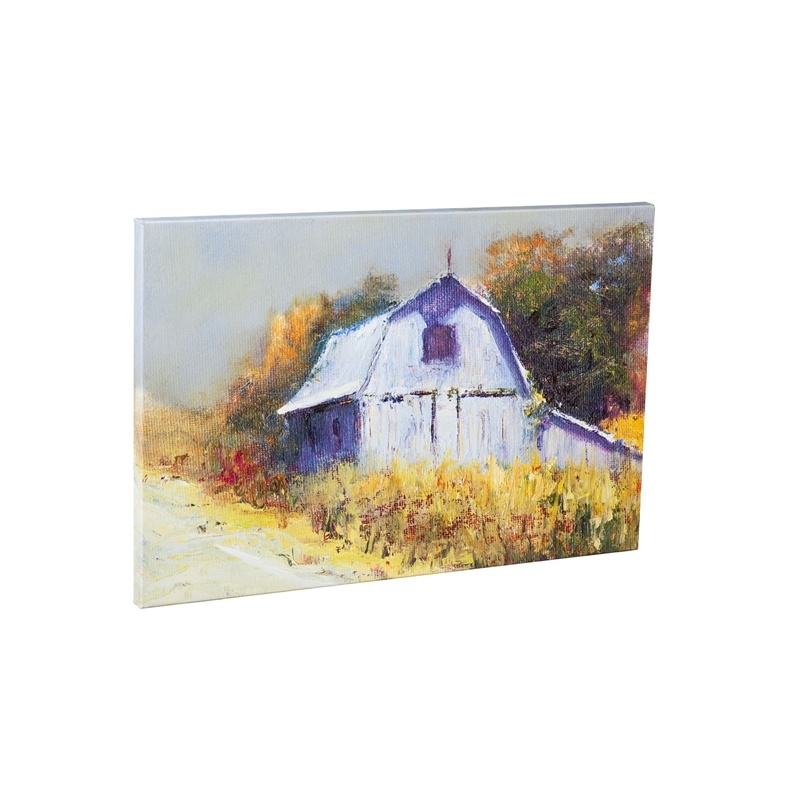 Barn "Change of the Seasons" Outdoor Canvas 24" x 36"