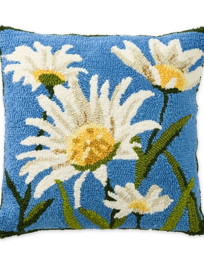 Shasta Daisy Indoor Outdoor Pillow 18x18 Down South Inc