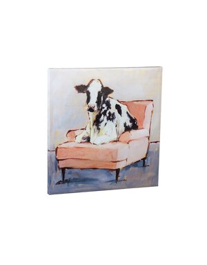 "Moo-ving In" Canvas 30" x 30"