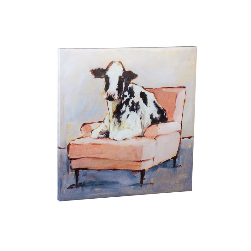 "Moo-ving In" Canvas 30" x 30"