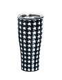Houndstooth Stainless Steel Beverage Cup 17 oz