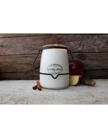 Butter Jar 22 oz Holiday Home