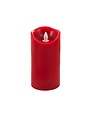 Fresh Apple Ginger Scented Green LED Flameless Wax Pillar Candle