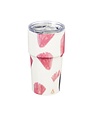 13 oz. Double Wall Ceramic Cup w/Lid - Safari Brush