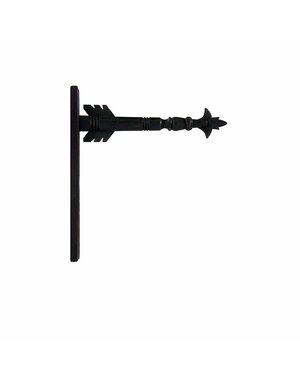 17.5 Inch Black Wood Arrow Holder