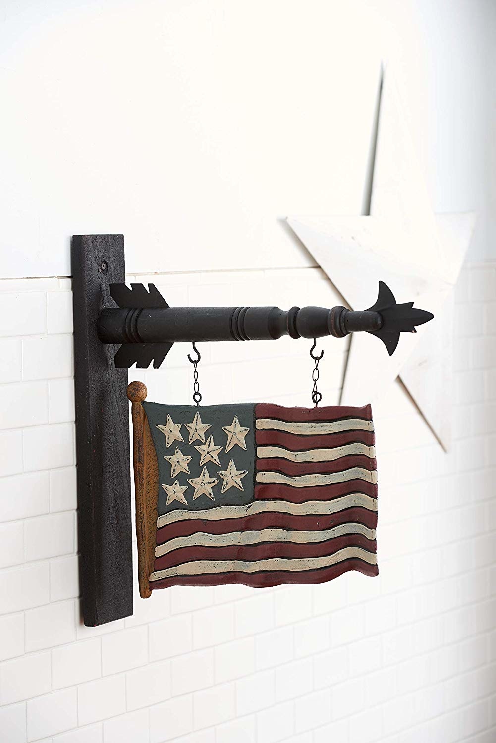 17.5 Inch Black Wood Arrow Holder