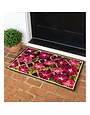 Indoor/Outdoor Hooked Rug, Morning Glory 42"x24"