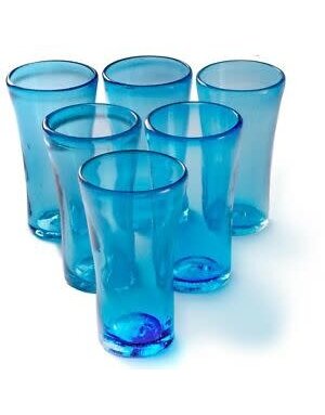 Lily Glass (Solid Turquoise) 14oz
