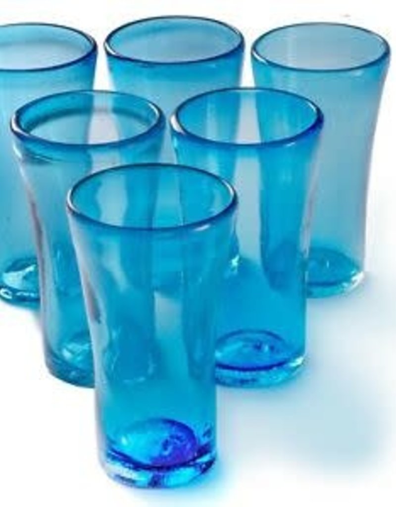 Lily Glass (Solid Turquoise) 14oz