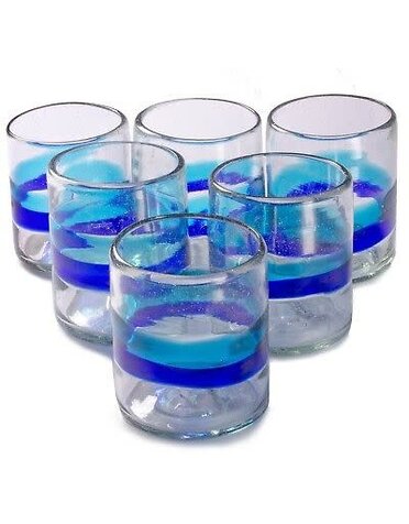 All Purpose Banded Turq/Cobalt Cabo 12oz