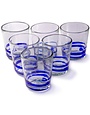 Cobalt Serpentine Glass (Short Tumbler) 12oz