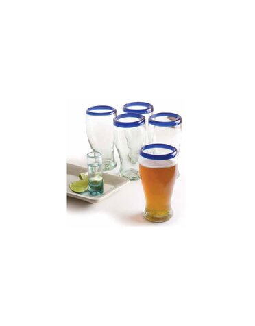 Short Pilsner (Cobalt Rim) 16oz
