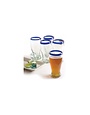 Short Pilsner (Cobalt Rim) 16oz
