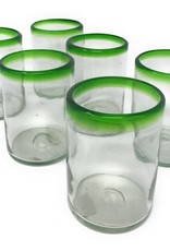 Tumbler (Green Rim) 16oz