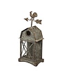 Galvanized Barn Shaped Candle Holder