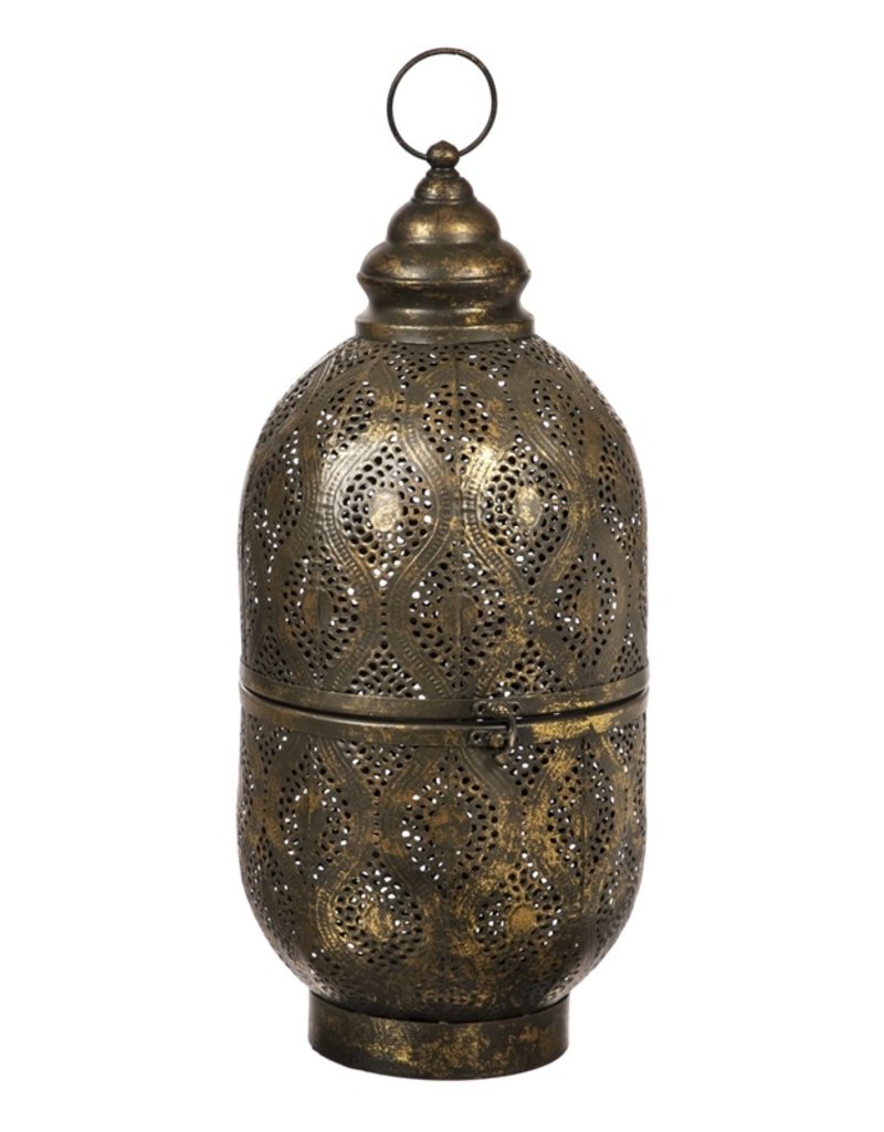 Pierced Metal Lantern - Large