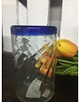 Swirl Tumbler 16oz. (Cobalt Rim Tornado)