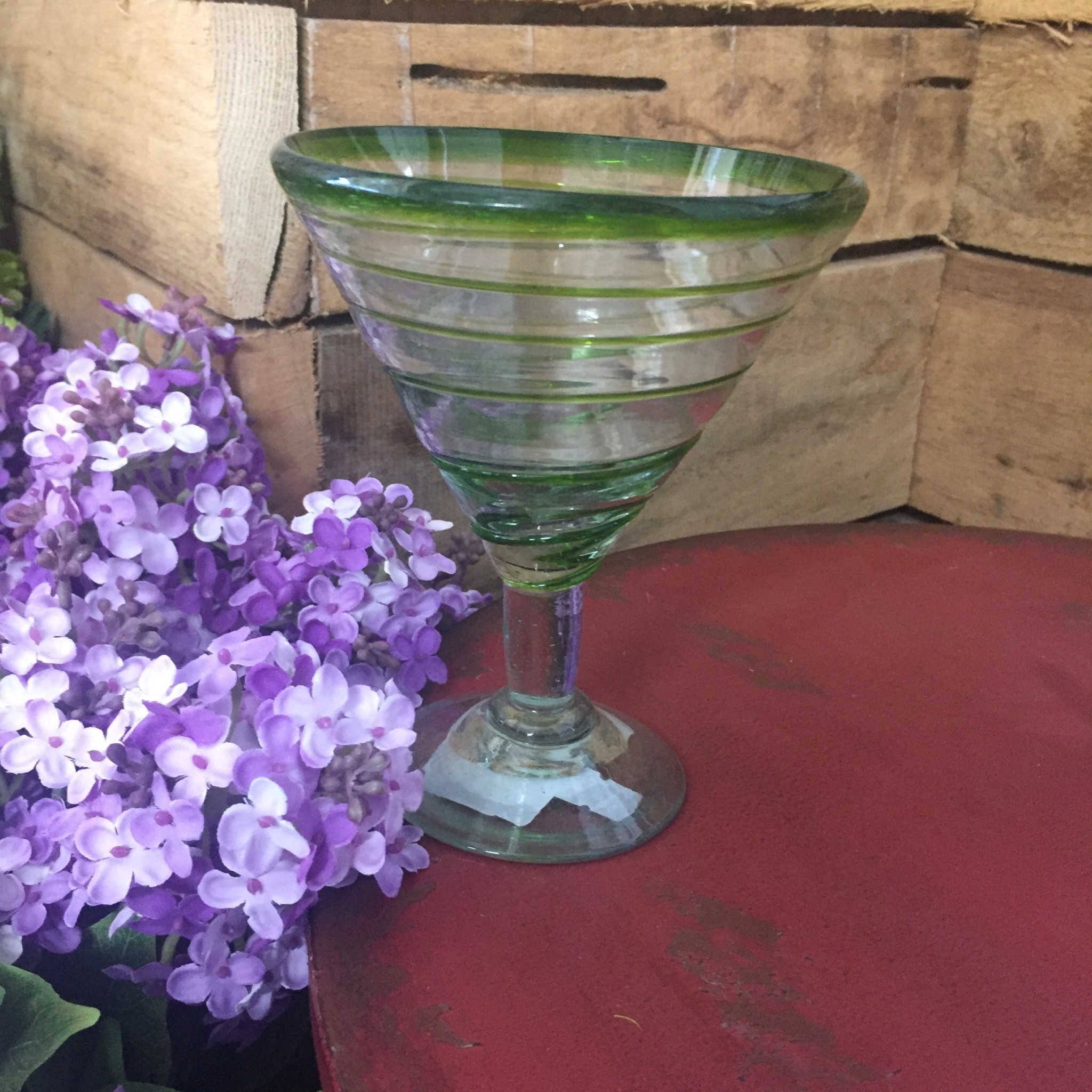 Whirl Margarita/Martini (Lime Spiral) 12oz