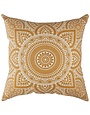 18"x18" Linen Geometric Pillow - Mustard