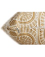 18"x18" Linen Geometric Pillow - Mustard