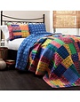 Lush Decor Misha 3 Piece Quilt Set - Queen