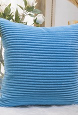 Corduroy Pillow 26" x 26" - Turquoise
