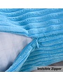Corduroy Pillow 26" x 26" - Turquoise