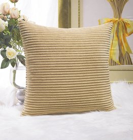 Corduroy Pillow 26" x 26" - Taupe