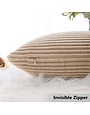 Corduroy Pillow 26" x 26" - Taupe