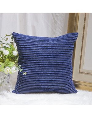 Corduroy Pillow 26" x 26" - Navy