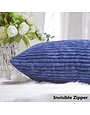 Corduroy Pillow 26" x 26" - Navy