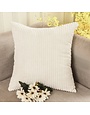 Corduroy Pillow 26" x 26" - Cream Cheese
